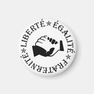 Vrijheid, gelijkheid, broederschap magneet