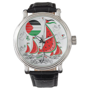 Vrijheid Global Sumud Flotilla boten naar Gaza Horloge