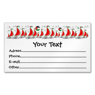 Vrijheid Global Sumud Flotilla boten naar Gaza Magnetisch Visitekaartje