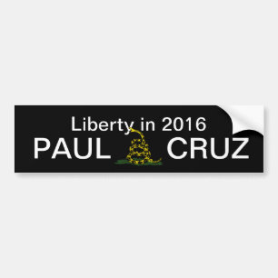 Vrijheid in 2016 Paul Cruz Bumpersticker