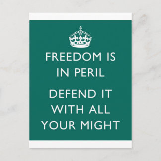 Vrijheid in Peril Briefkaart