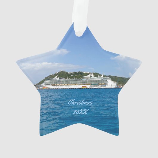 Vrijheid in St. Maarten Dated Ornament (achterkant)