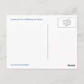 Vrijheid in St. Martin Briefkaart (Achterkant)