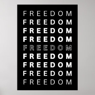 VRIJHEID. Inspiratie Poster