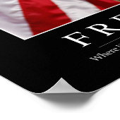 Vrijheid: Inspirerend prijsopgave 1 Poster (Hoek)