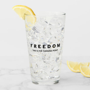 Vrijheid is een echte patriot glas
