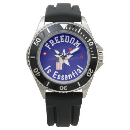 Vrijheid is essentieel horloge