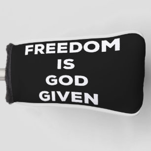 Vrijheid is God gegeven Golfheadcover