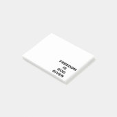 Vrijheid is God gegeven Post-it® Notes (Schuin)