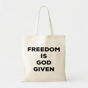 Vrijheid is God gegeven Tote Bag