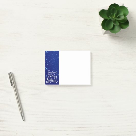 Vrijheid is in mijn sol post-it® notes (Kantoor)