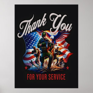 Vrijheid is niet gratis - dank een veteraan 2025 poster