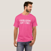 Vrijheid is niet gratis - USA Flag Patriotic Ameri T-shirt (Voorkant volledig)