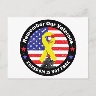 VRIJHEID IS NIET VRIJ BRIEFKAART