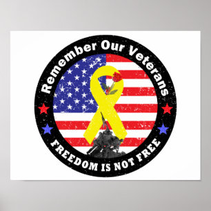 VRIJHEID IS NIET VRIJ POSTER