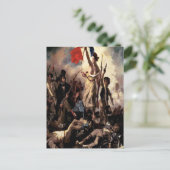 "Vrijheid leidt het volk" Briefkaart (Staand voorkant)