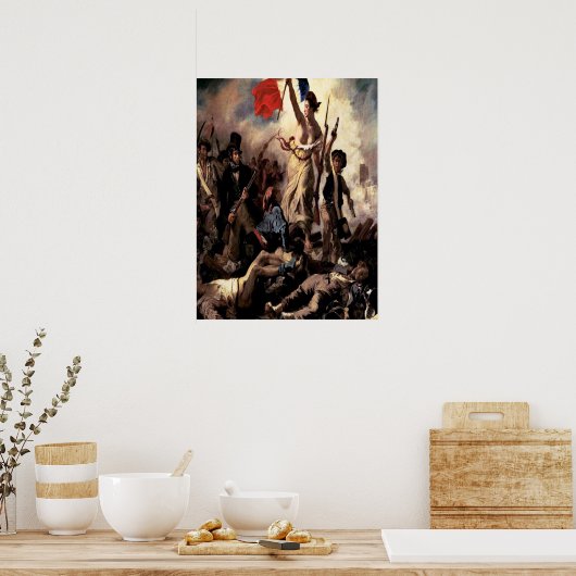 "Vrijheid leidt het volk" Poster (Keuken)