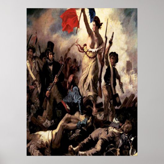 "Vrijheid leidt het volk" Poster (Voorkant)