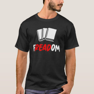Vrijheid Lezen Boeken Literatuur Auteur T-shirt