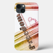 Vrijheid metallic veelkleurige effecten geschreven Case-Mate iPhone case (Achterkant)