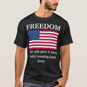 Vrijheid (M's donker) T-shirt