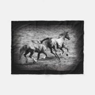 Vrijheid nastreven - Equine Art Fleece Blanket Deken