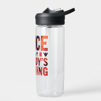 Vrijheid om te dansen waterfles