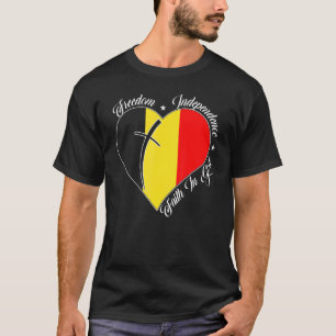 Vrijheid Onafhankelijkheid Vertrouwen in God Chris T-shirt