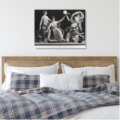 Vrijheid, ontkenning en fanatisme afbreken canvas afdruk (Insitu (Slaapkamer))