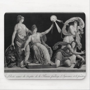 Vrijheid, ontkenning en fanatisme afbreken muismat