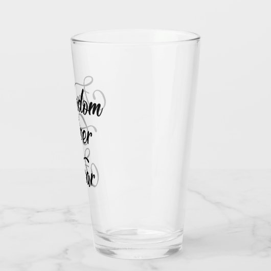 Vrijheid over angst glas (Links)