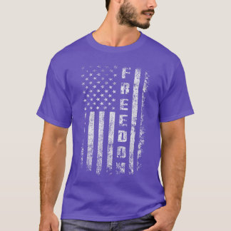 Vrijheid Overhemden USA Vlag voor Vrouwen Mannen T-shirt