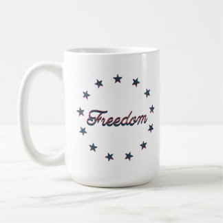 Vrijheid Patriottisch Amerika 250 Sterren Ontwerp Koffiemok
