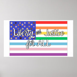 Vrijheid & Recht voor IEDEREEN Poster