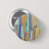 Vrijheid Ronde Button 5,7 Cm (Voorkant /achterkant)