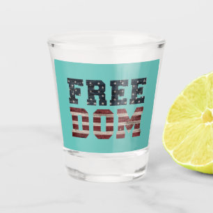Vrijheid shotglas Patriotisch barcadeau voor Ameri Shot Glas