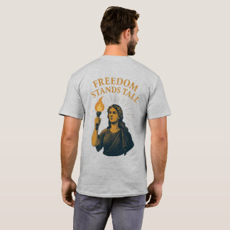 Vrijheid Staat Rechtop – Een Toorts voor Iedereen T-shirt