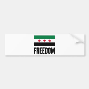 Vrijheid - Syrië Bumpersticker