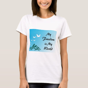 Vrijheid T-shirt voor vrouwen