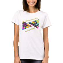 Vrijheid T-shirt - vrouwen wit