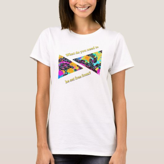Vrijheid T-shirt - vrouwen wit (Voorkant)