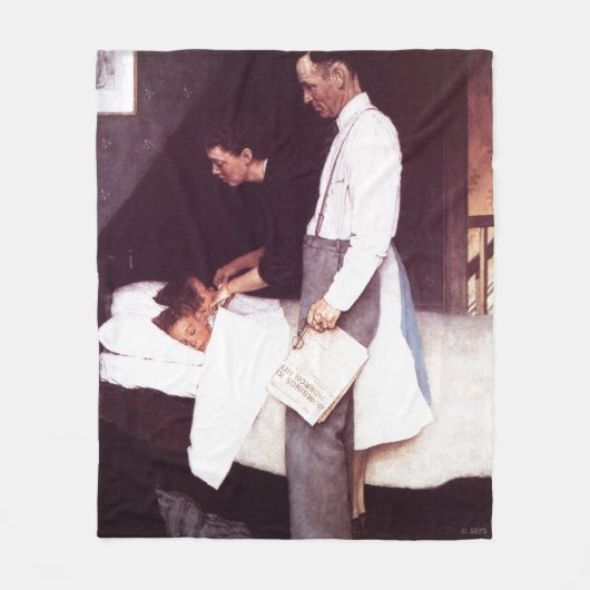 vrijheid van angst fleece deken (Voorkant)