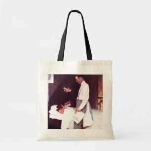 vrijheid van angst tote bag