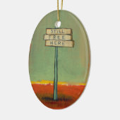 Vrijheid van denker en libertariëer keramisch ornament (Links)