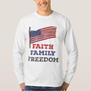Vrijheid van familie t-shirt