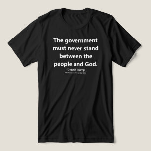 Vrijheid van godsdienst Donald Trump Tri-Blend Shirt