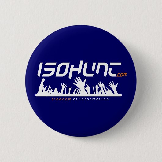 Vrijheid van informatie ronde button 5,7 cm (Voorkant)