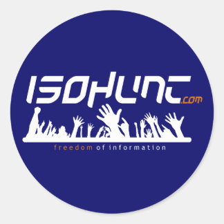 Vrijheid van informatie ronde sticker