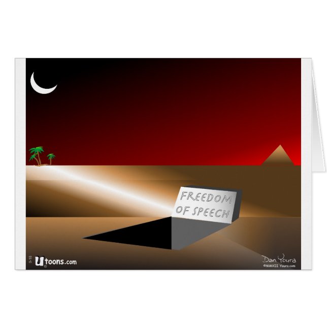 Vrijheid van meningsuiting (Voorkant Horizontaal)