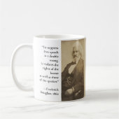 Vrijheid van meningsuiting Frederick Douglass Cens Koffiemok (Links)